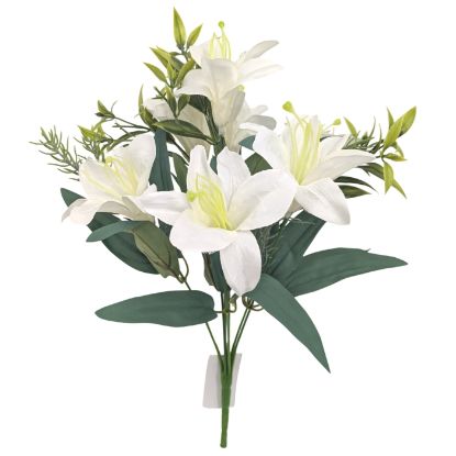 Picture of 40cm LILY BUSH IVORY