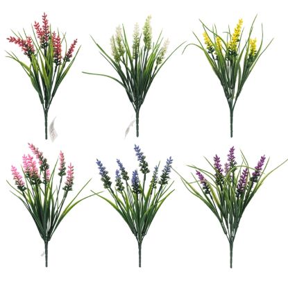 Picture of 34cm VERONICA BUSH WITH GRASS ASSORTED X 60pcs