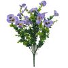 Picture of 36cm PANSY & EUCALYPTUS BUSH ASSORTED X 48pcs