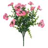 Picture of 36cm PANSY & EUCALYPTUS BUSH ASSORTED X 48pcs