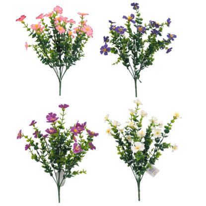 Picture of 36cm COSMOS & EUCALYPTUS BUSH ASSORTED X 48pcs