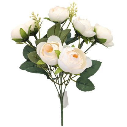 Picture of 28cm RANUNCULUS BUSH IVORY