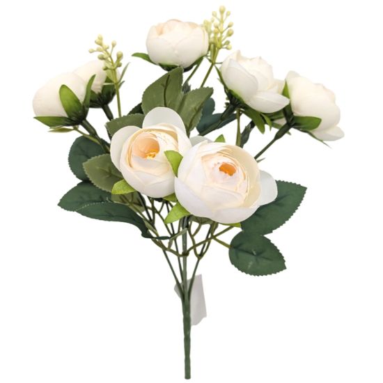 Picture of 28cm RANUNCULUS BUSH IVORY