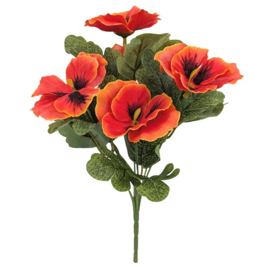 Picture of 32cm PANSY BUSH ORANGE