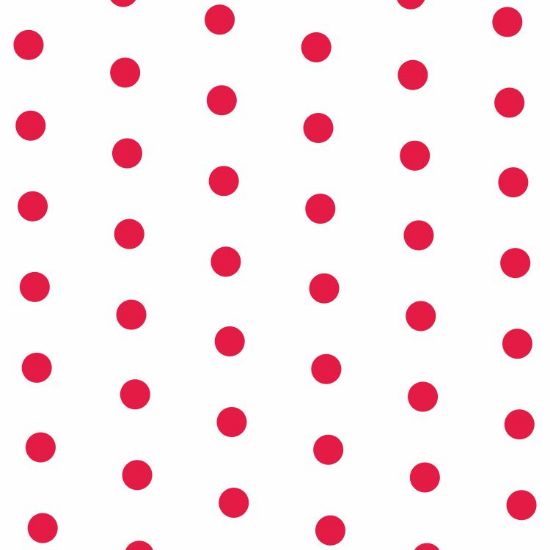 Picture of CELLOPHANE  ROLL 80cm X 100met DOTS RED