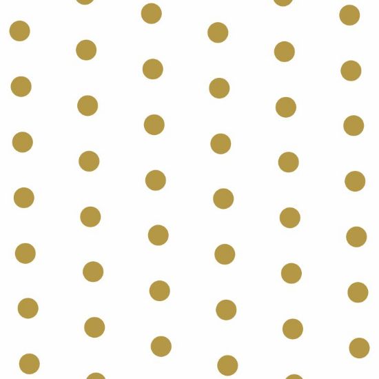 Picture of CELLOPHANE  ROLL 80cm X 100met DOTS GOLD