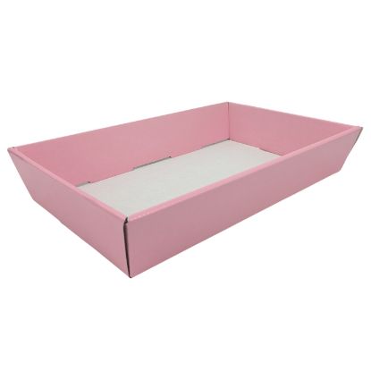 Picture of 40 X 26cm LARGE HAMPER TRAY PINK