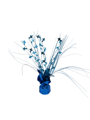 Picture of 32cm CENTREPIECE BALLOON WEIGHT BLUE