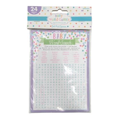 Picture of AMSCAN BABY WORD GAMES X 24 SHEETS