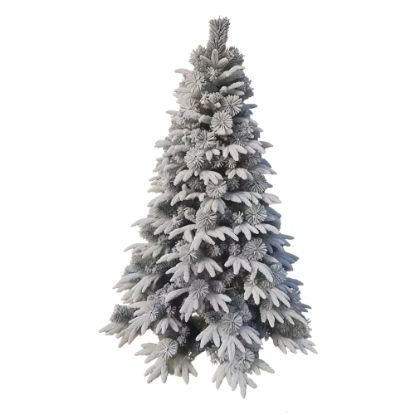 Picture of 2.1m (83") CHRISTMAS TREE GREEN SNOW WHITE