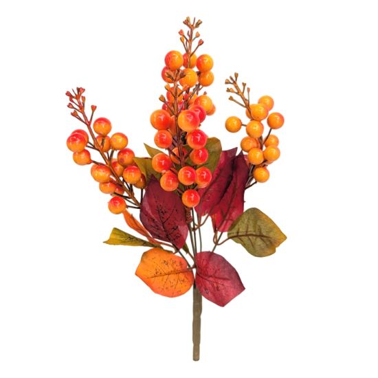 Picture of 34cm AUTUMN BERRY BUSH ORANGE/RED