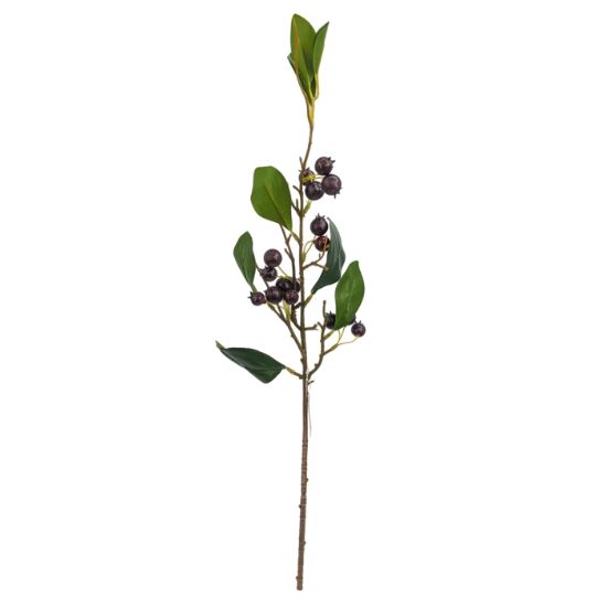 Picture of 65cm HYPERICUM BERRY SPRAY BURGUNDY