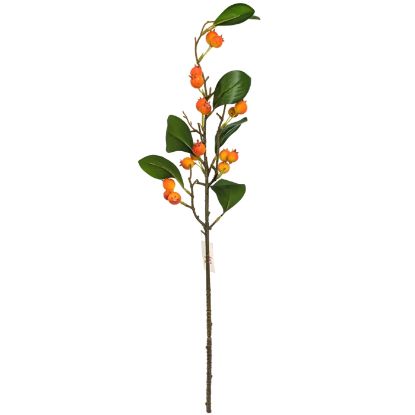 Picture of 65cm HYPERICUM BERRY SPRAY ORANGE