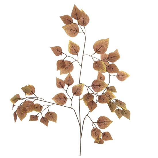 Picture of 65cm BIRCH LEAF SPRAY BROWN/GREEN X 12pcs
